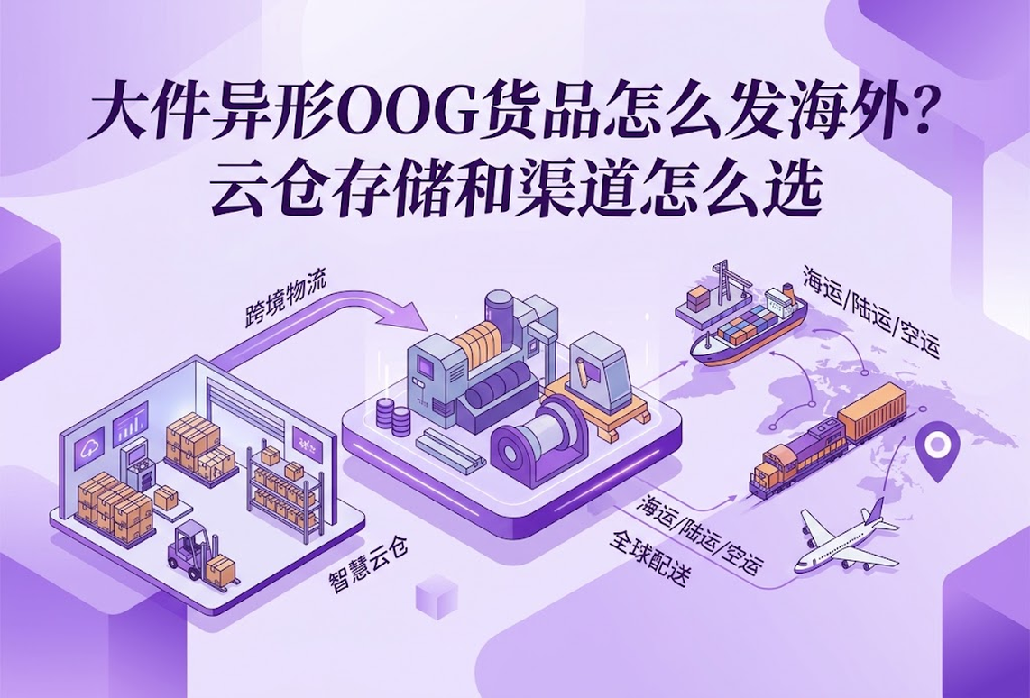 大件异形OOG货品怎么发海外？云仓存储和渠道怎么选