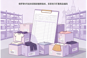 俄罗斯9月起收紧服装重新贴标，卖家别只盯着商品编码