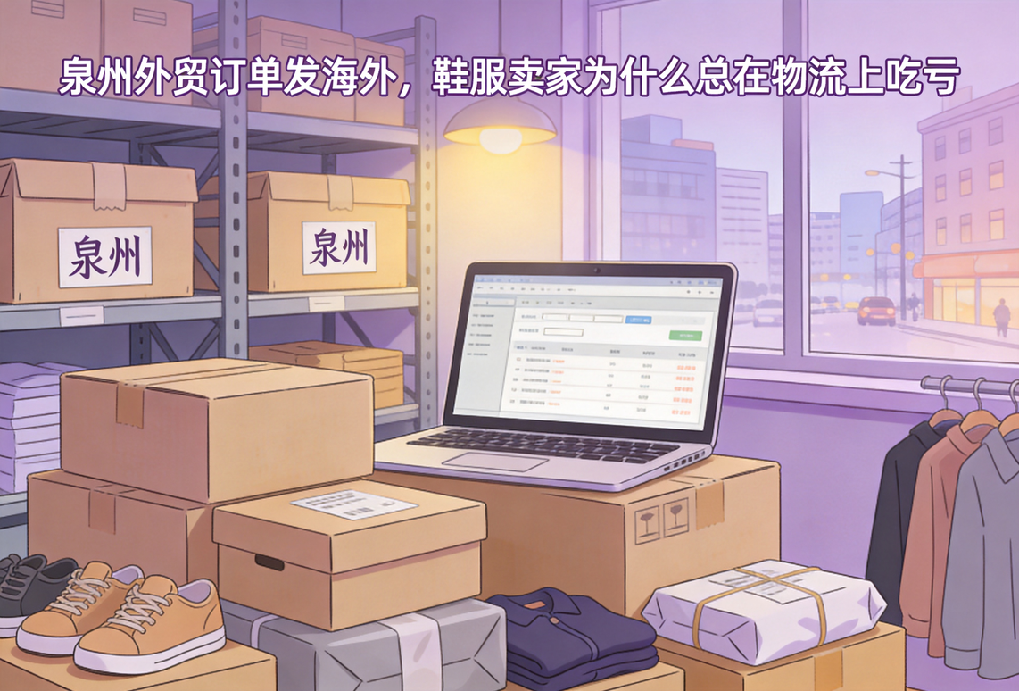 泉州外贸订单发海外，鞋服卖家为什么总在物流上吃亏
