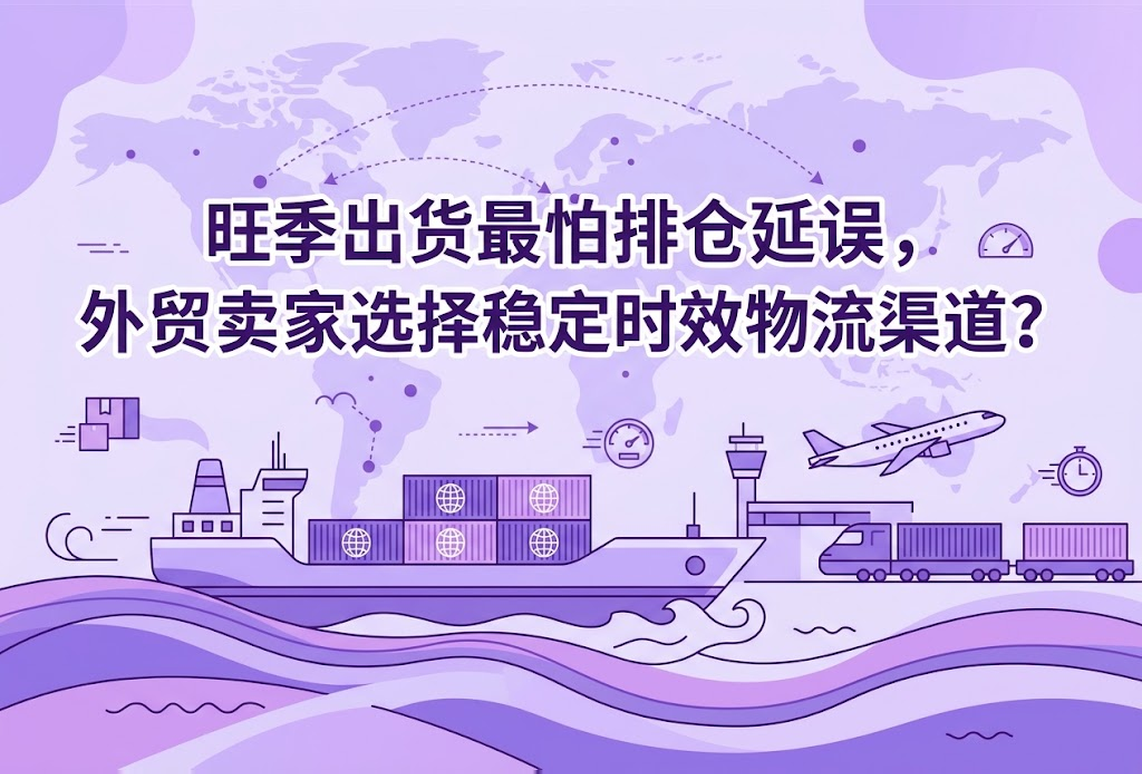 旺季出货最怕排仓延误，外贸卖家怎么选择稳定时效物流渠道？