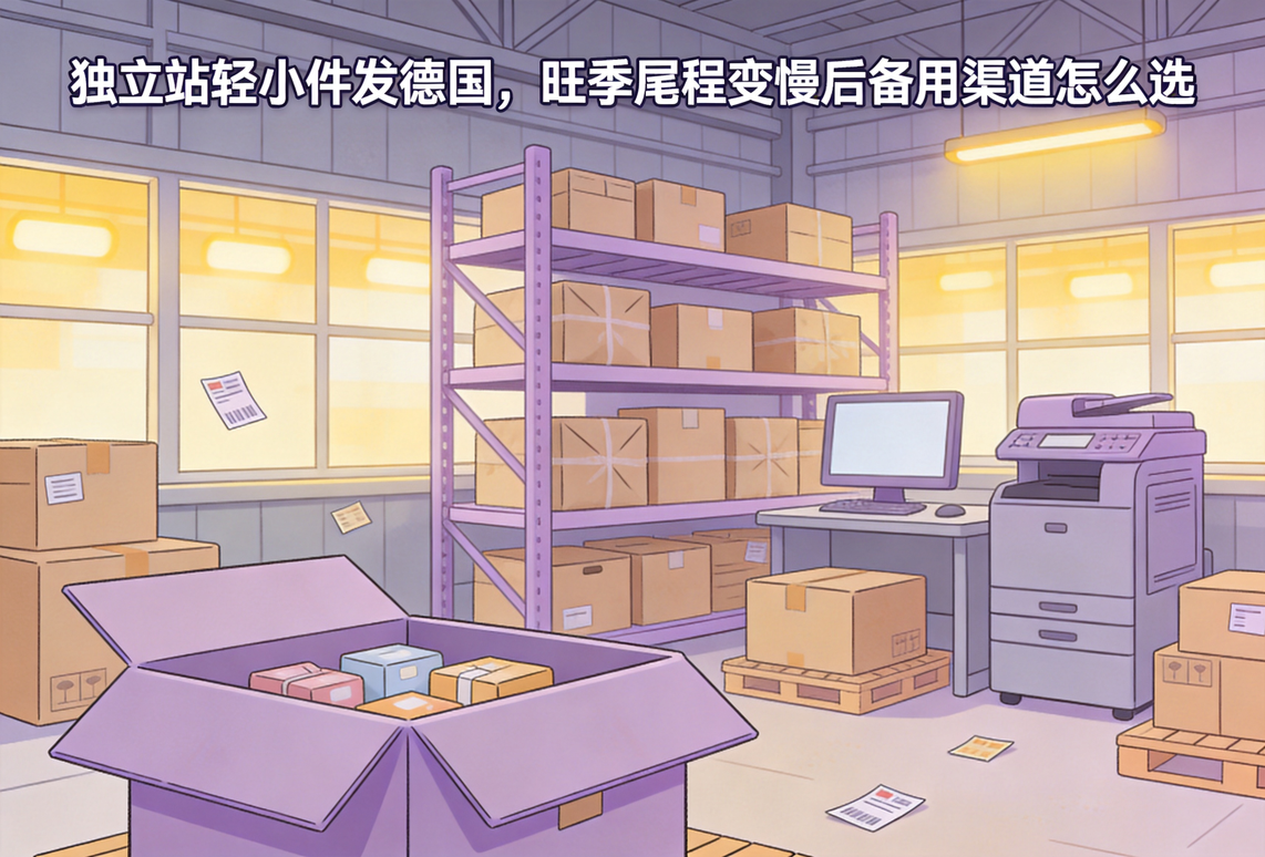 独立站轻小件发德国，旺季尾程变慢后备用渠道怎么选