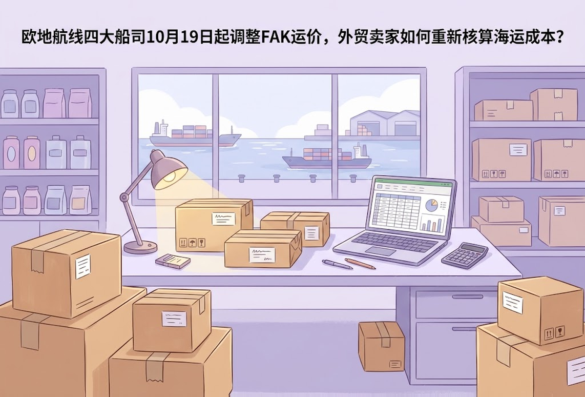 欧地航线四大船司