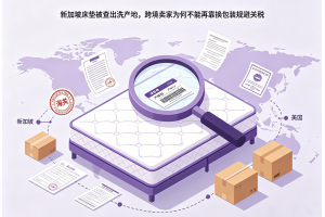 新加坡床垫被查出洗产地，跨境卖家为何不能再靠换包装规避关税