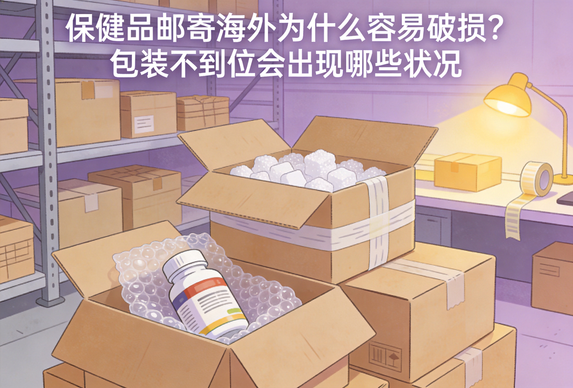 保健品邮寄海外为什么容易破损？包装不到位会出现哪些状况