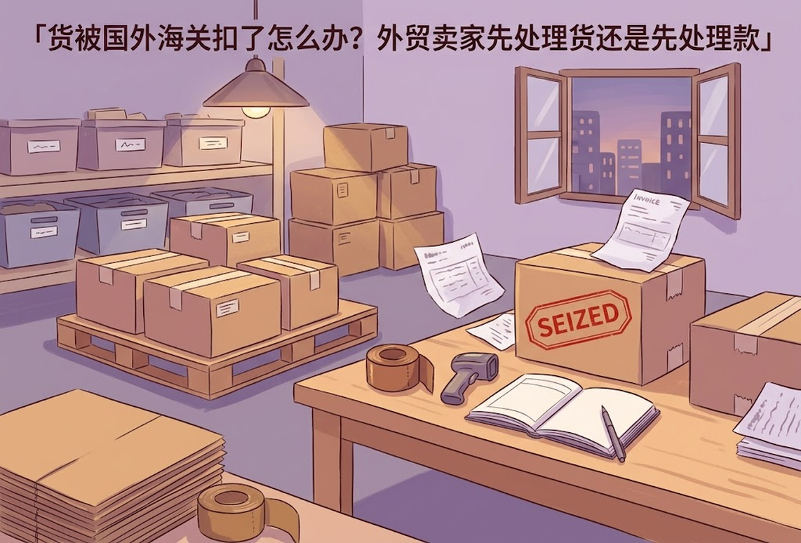 货被国外海关扣了怎么办？外贸卖家先处理货还是先处理款