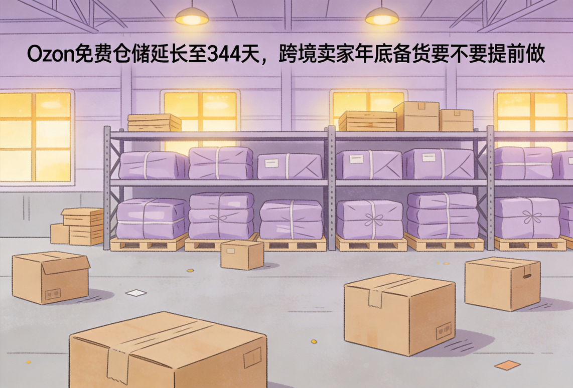 Ozon免费仓储延长