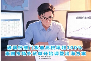 玻璃纤维门板最高税率超300% 美国市场外贸单开始调整出海方案