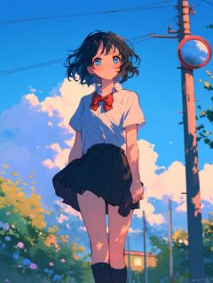 星星坠落你眼眸